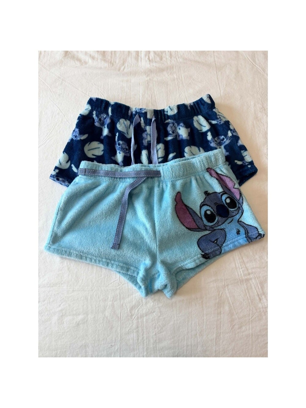 Disney Girls Shorts Blue XS Stitch Character Style